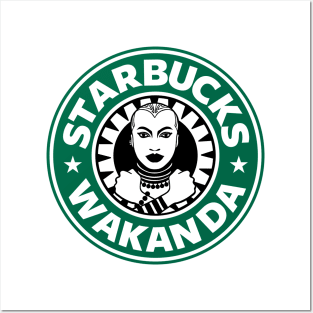 Starbucks Wakanda Posters and Art